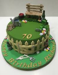 Gardening Cake May 2016 Allotment Cake Mini Cakes Birthday 70th Birthday Cake