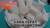 Asyik makan nasi biasa je, sesekali tukar selera makan nasi impit memang seronok. Tips Cara Membuat Lontong Plastik Pakai Rice Cooker Paris Lockdown Day 11 Youtube