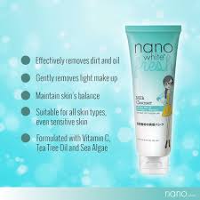 Suitable even for oily skin. Nanowhite Nanowhite Fresh Milk Cleanser Facebook