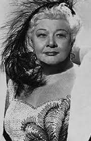 Portrait of vaudeville singer Sophie Tucker (1884-1966), known as the "Last  Of The Red Hot Mamas."