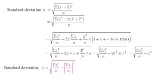 Calculation Of Standard Deviation Formula Solved Example Problems Statistics Mathematics