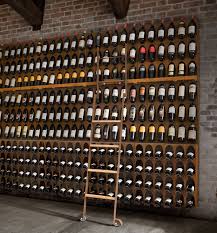 Etageres Porte Bouteilles Module De Vinotheque Fer Decoupe Au Laser Finition Corten Modules Pour 8 Decoration Insolite Magasin Decoration Porte Bouteille