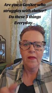Gen Xer who still struggles with clutter? There's hope! Do these 3 things  everyday...#genxtiktokers #declutter #clutterfree