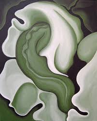 The sea route to the orient for which so many died; Nephrite Painting By Bonnie Kelso