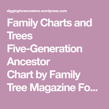 free genealogy forms and charts genealogy free family