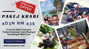 Pakej bali indonesia bulan madu 5 hari 4 malam menjadi pilihan ramai pasangan yang sedang hangat bercinta. Pakej Travel Bajet Pakej Krabi 4d3n