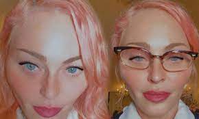 I took a pill and had a dream i went back to my 17 year. Madonna Looks Unrecognizable In Series Of New Selfies With Pink Hair Urging Her Followers To Vote Daily Mail Online