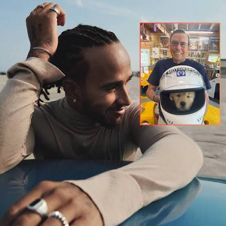 Halo!! Lewis Hamilton has a new adorable puppy after his beloved dog Roscoe  passed away.