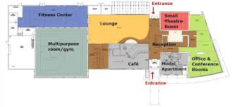 Image Result For Apartment Community Center Floor Plan Floor Plans Apartment Communities Office Cafe