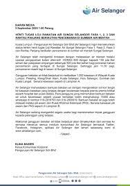 Ditanya adakah catuan air memberi kesan kepada industri, katanya: Air Selangor On Twitter Siaran Media Henti Tugas Loji Rawatan Air Sungai Selangor Fasa 1 2 3 Dan Rantau Panjang Berikutan Pencemaran Di Sumber Air Mentah Https T Co D9byrn6ogw