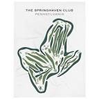 The Springhaven Club, Pennsylvania Printed Golf Courses Online ...