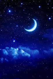 Blue Moon Night Sky Wallpaper Nature Wallpaper Beautiful Nature Wallpaper