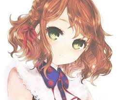 She also has short brown hair with bangs on her forehead. Pin On Manga Anime Girls With Brown Hair Green Eyes