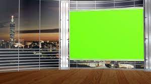 Free Hd Virtual Studio Set With Green Screen Tv 5 Different Angles Virtual Studio Greenscreen Tv Set Design