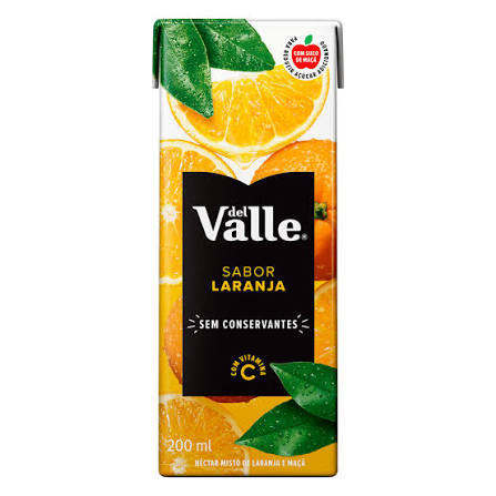 Suco Laranja Del Valle 200ml