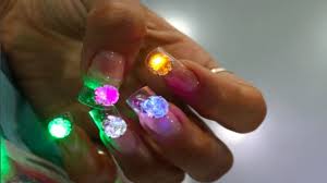 Led Light Nail Art How To Light Up Your Manicure Someecards Fashion Beauty
