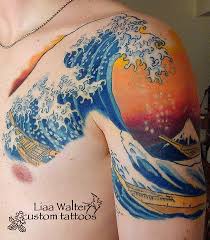 The famous woodblock print has been used as an emblem of tsunamis, hurricanes, and plane crashes into the sea. Sartle Blog Think Before You Ink The Great Wave Off Kanagawa