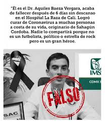 No es un médico que murió combatiendo el coronavirus ni un físico ni un  ingeniero ni un magistrado de la JEP, es Jordi El niño Polla |  ColombiaCheck