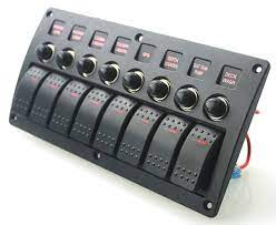 The marine switch panel by fxc gives you all the basics you need to safely tap, manage, and access the electrical supply of your boat or even your car or rv. Marine Boat Rocker Switch Panel With Circuit Breaker Overload Protection And Led Rocker Indicator For 12v 24v Vehicles Rv Car Car Switches Relays Aliexpress