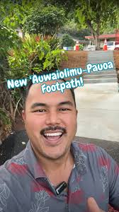 The ʻAuwaiolimu-Pauoa Elementary School footbridge rehabilitation is almost  done! Crews should wrap up their work
