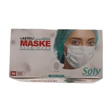 Soly Care Tek Kullanimlik Uc Katli Telli Cerrahi Maske 50 Fiyati
