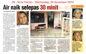 Oleh kerana itu, kemudahan prasarana dalam ini. Sh26 11 14air Naik Selepas 30 Minit Jpg