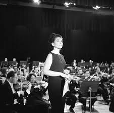 Maria Callas With The Orchestra Of Ortf Maison De La Radio Paris 1965 Photo By Georges Chevrier Parigi Concerto Icone