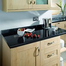 Image Result For Black Worktop Beech Cabinet Kitchen Ideas Laminate Worktop Kitchen Kitchen Worktop