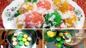 (aduk rata, kukus) • kelapa setengah tua, kupas, parut memanjang. Cara Membuat Resep Ongol Ongol Singkong Pelangi Rasa Leci Youtube