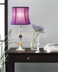 Purple Lamp Shade And Lilac It S A Good Shade Of Purple Cutelamps Table Lamp Table Lamps For Bedroom Purple Lamp Shade