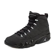 Nike Jordan Mens Air Jordan 9 Retro Anthracite White Black Basketball Shoe 10 5 Men Us Air Jordans Retro Retro Basketball Shoes Black Basketball Shoes