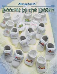 From puppies to kittens to teddy bears and frogs, stars and fire trucks and even. Cross Stitch Baby Booties