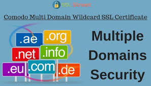 Comodo Multi Domain Wildcard Ssl Certificate For Multiple Domain Subdomain Security Ssl Certificate Ssl Domain