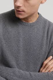 Dark Grey Cashmere Sweater