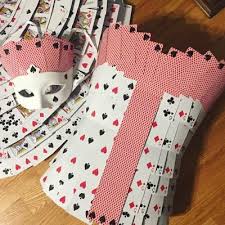 See more ideas about cards, playing cards, best deals. Alice In Wonderland Masquerade Corset And Mask Completely Homemade Out Of Playing Cards Deck Of Cards Halloween Costumes Costumes