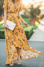 Yellow Floral Maxi Dress Yellow Floral Maxi Dress Mothers Fashion Wrap Dress Floral