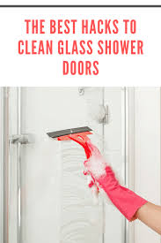 Spray it on, wipe with a green scotchbrite scrub cloth (just don't scrub too hard or you might scratch the glass), rinse. Quick And Safe Hacks To Clean Glass Shower Doors Mommy S Memorandum