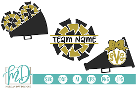 Download Cheer Monogram Svg Graphic By Morgan Day Designs Creative Fabrica Monogram Svg Digital Sticker Monogram Fonts PSD Mockup Templates