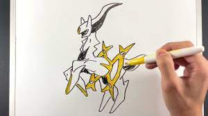 How to draw Arceus easily! Drawing it slowly! (Pokemon) - YouTube