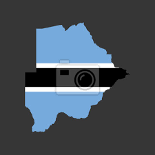 Hier können sie botsuanische fahnen. Botswana Flagge Und Karte Fototapete Fototapeten Botswana Geographie Kartographie Myloview De
