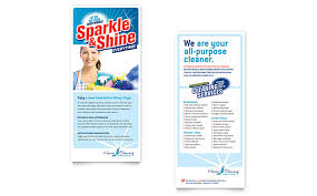 > housekeeping business cards templates free. House Cleaning Housekeeping Rack Card Template Design