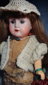 Antique German Bisque Head Doll 11 inch Rackanagel