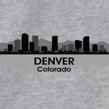 Black And White Denver Skyline Silhouette Denver Co City Skyline T Shirt Shirts To Go Com Denver Art City Silhouette School Fundraisers