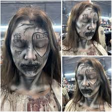 Got me looking like a creepypasta. I think I love  it!🙏🖤😈😈🎃🎃#ussnightmare #halloween #foryou #scareactor #sfx #slider  #contentcreatorlife