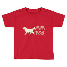 Golden Retriever Kids Short Sleeve T Shirt Babalus By Lucy