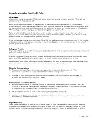 Here are some tips to get it right plus a fully customizable corporate credit card policy template and sample. Credit Policy Sample Free Download