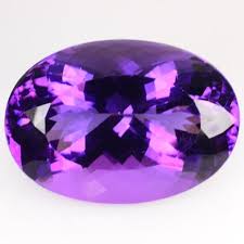 Awesome 91 Cts Natural Aaa Violet Amethyst Oval Faceted Uruguay Gem Gemstones For Sale Gemstones Gemstone Jewellery Design