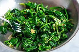 Lemony Sauteed Spinach