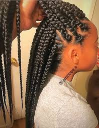 Masses adore black braid hairstyles for a reason. Pinterest Kiwihall15 Ig Trendyyslut Follow Me For More Bomb Pins Like This Hair Braided Hairstyles Box Braids Styling Braids For Black Hair