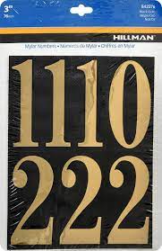 Mailboxes, numbers and letters (630). Hillman 842276 Black And Gold Mailbox Number Pack 3 Inch Buy Online In Jersey At Jersey Desertcart Com Productid 45887827